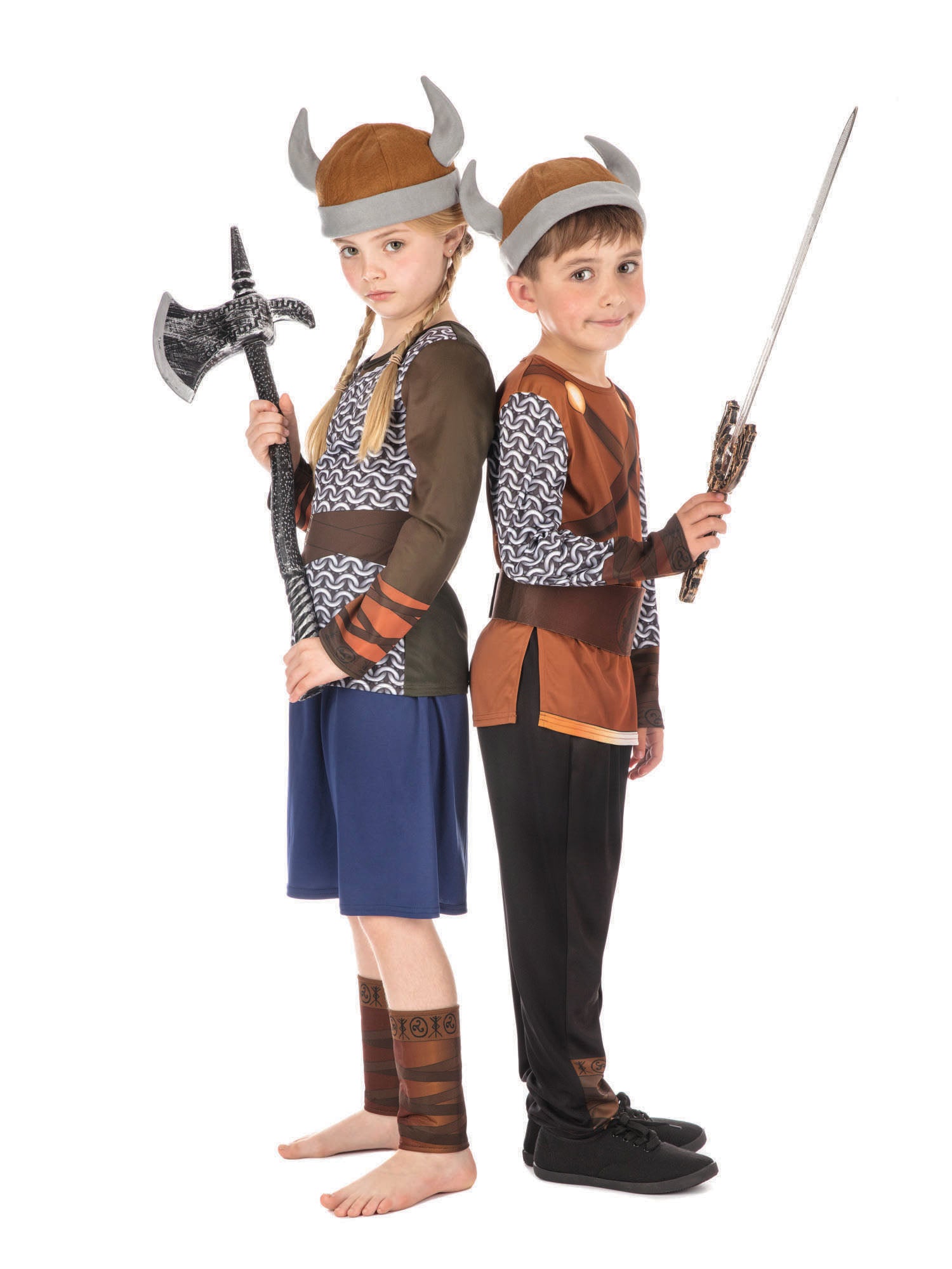 Viking, Multi, Generic, Childrens Costume, Small, Back