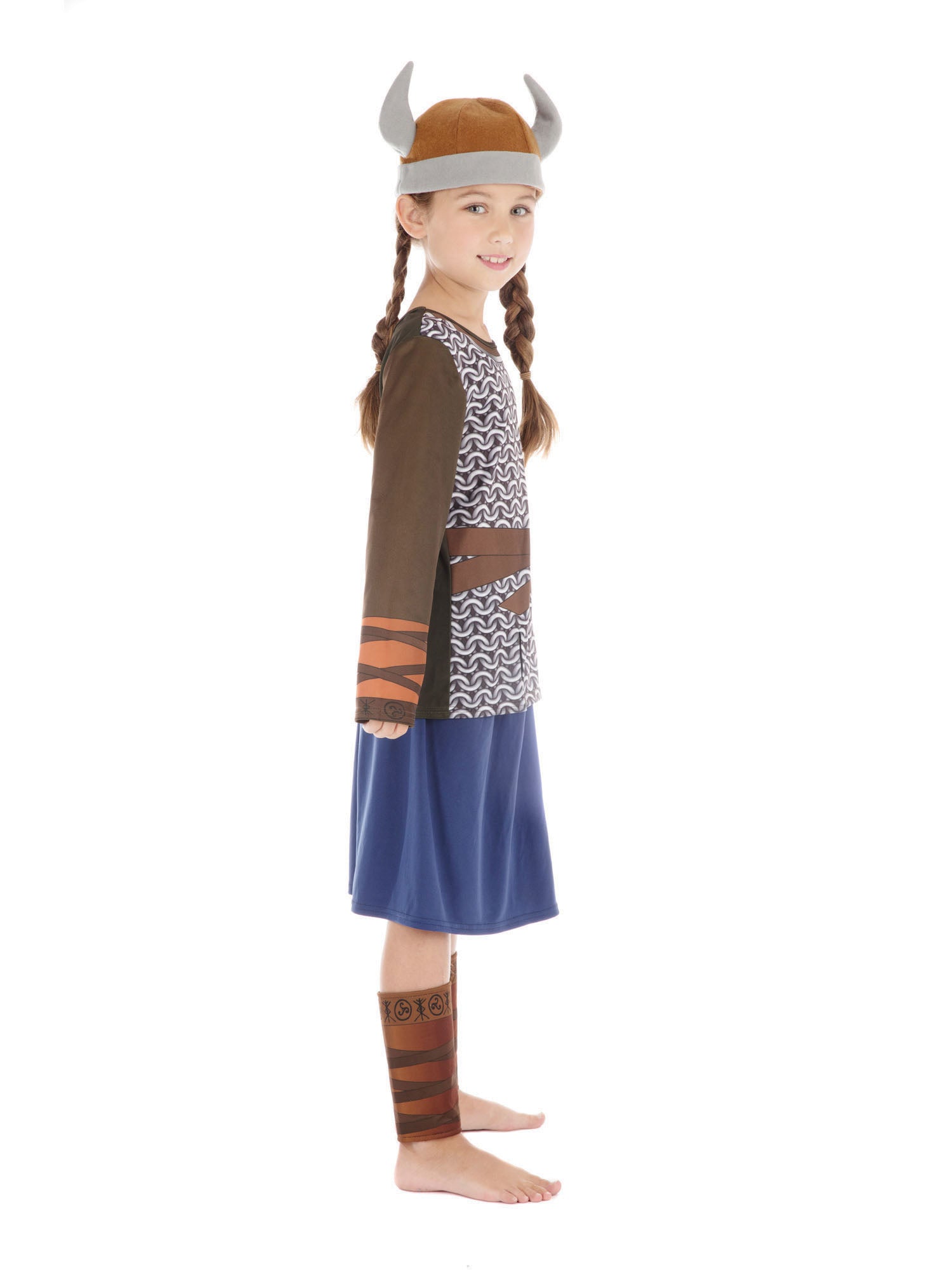 Viking, Multi, Generic, Kids Costumes, Medium, Side