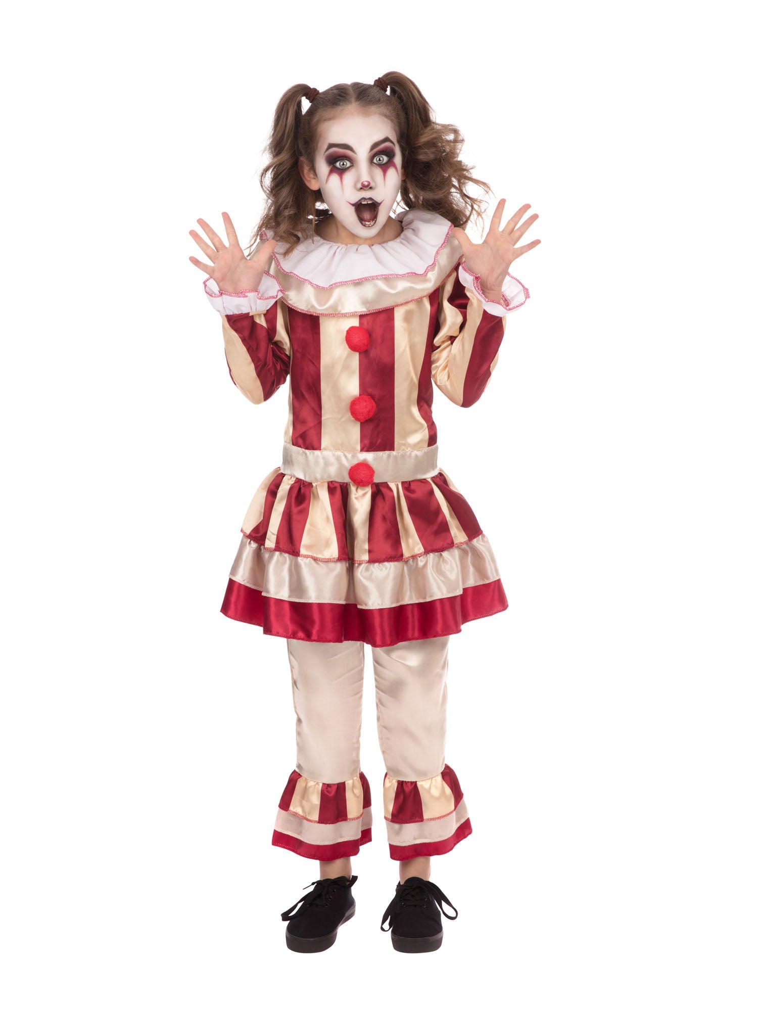 Clown, multi-colored, Generic, Kids Costumes, Large, Front