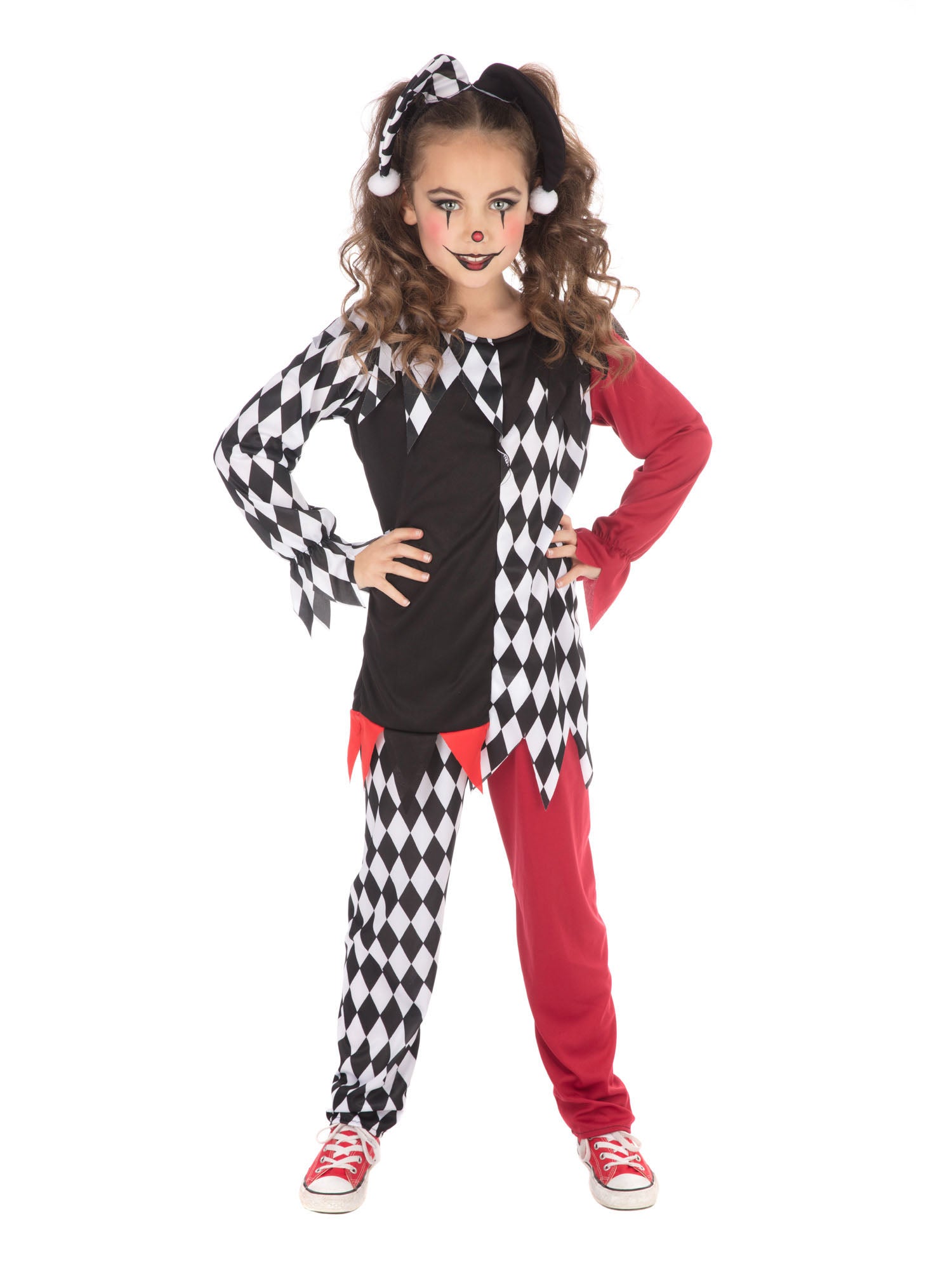 Clown, Multi, Generic, Kids Costumes, Extra Large, Front