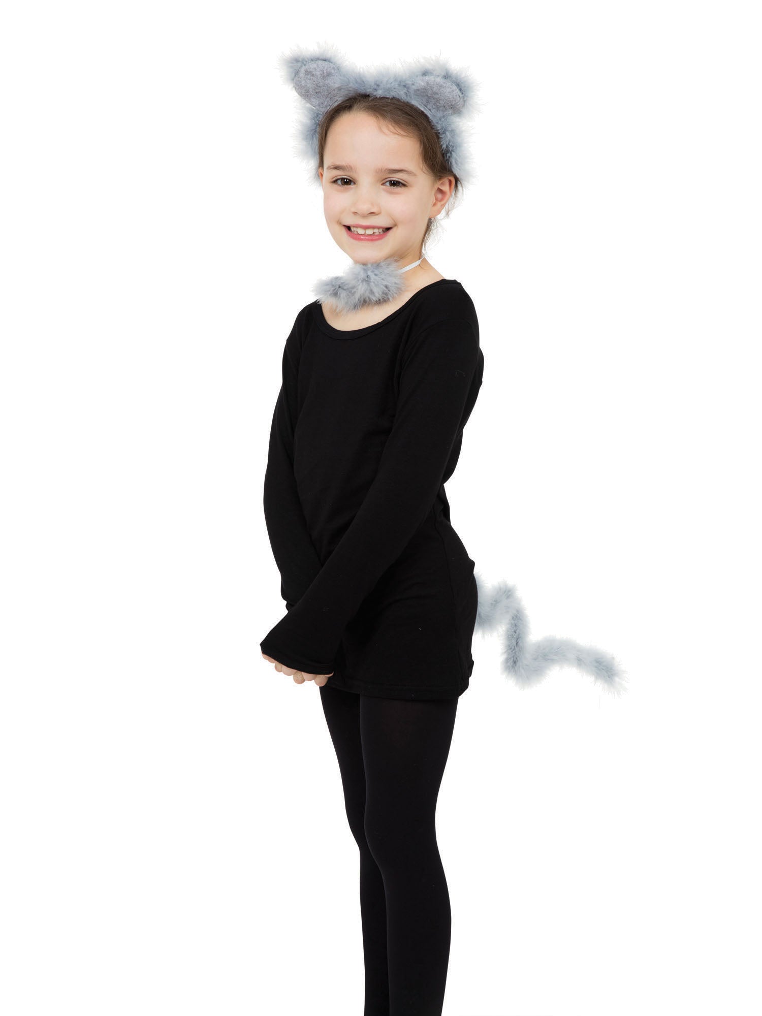 Mouse, Grey, Generic, Children's Costume, One Size, Front