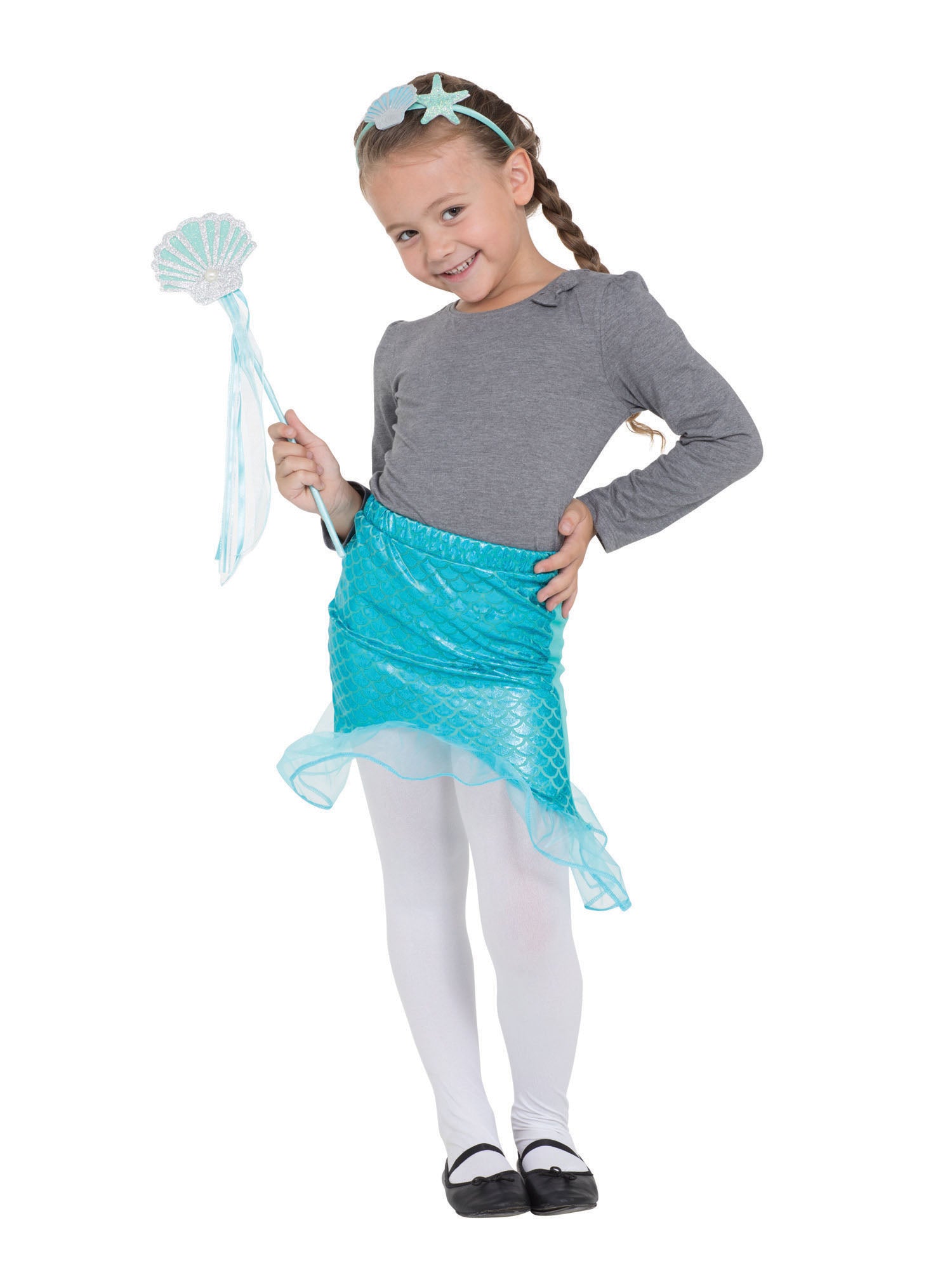Mermaid, Multi, Forum, Disguise Set, One Size, Back