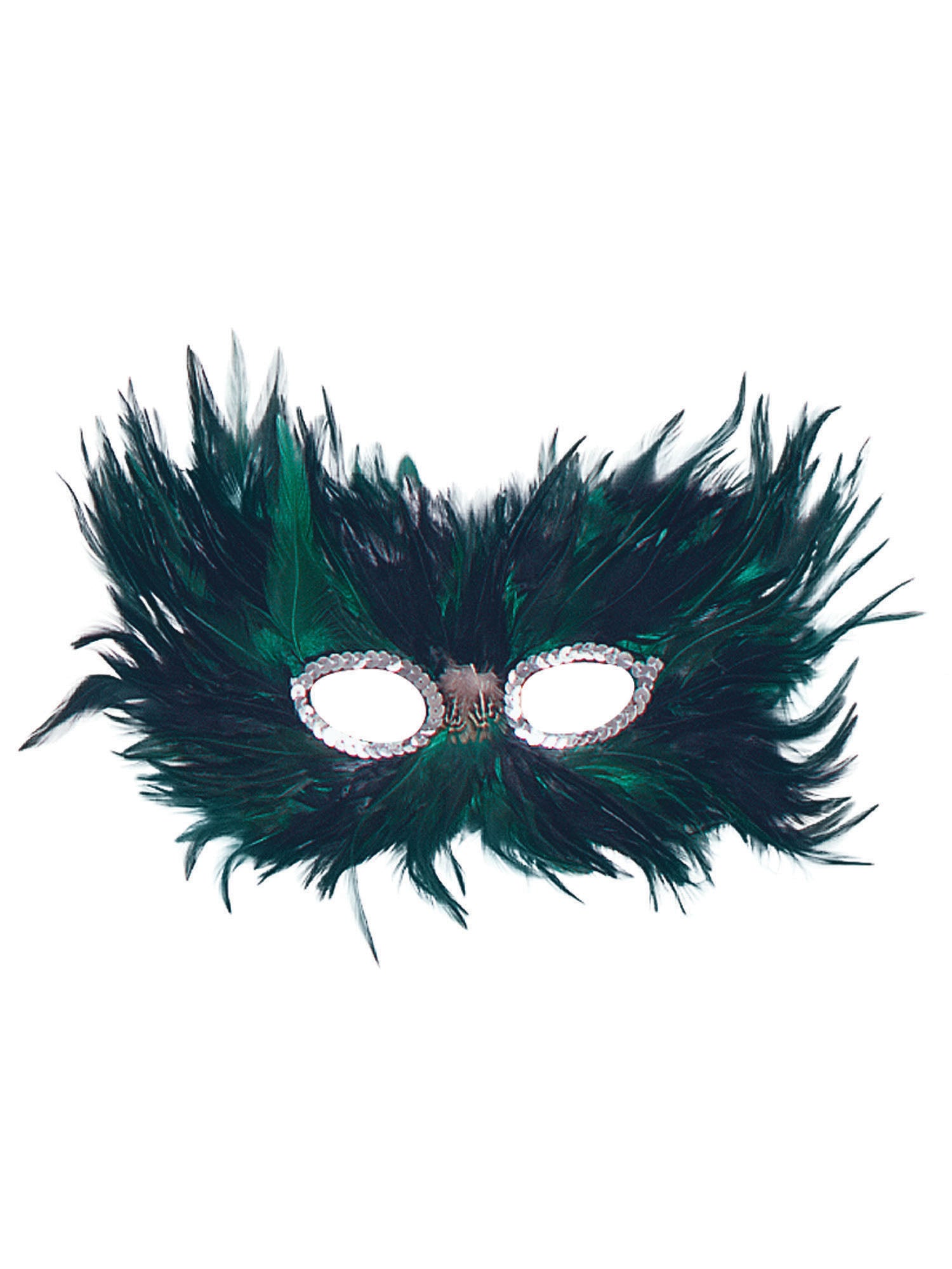 Eye Mask, Green & Black, Generic, Mask, One Size, Front