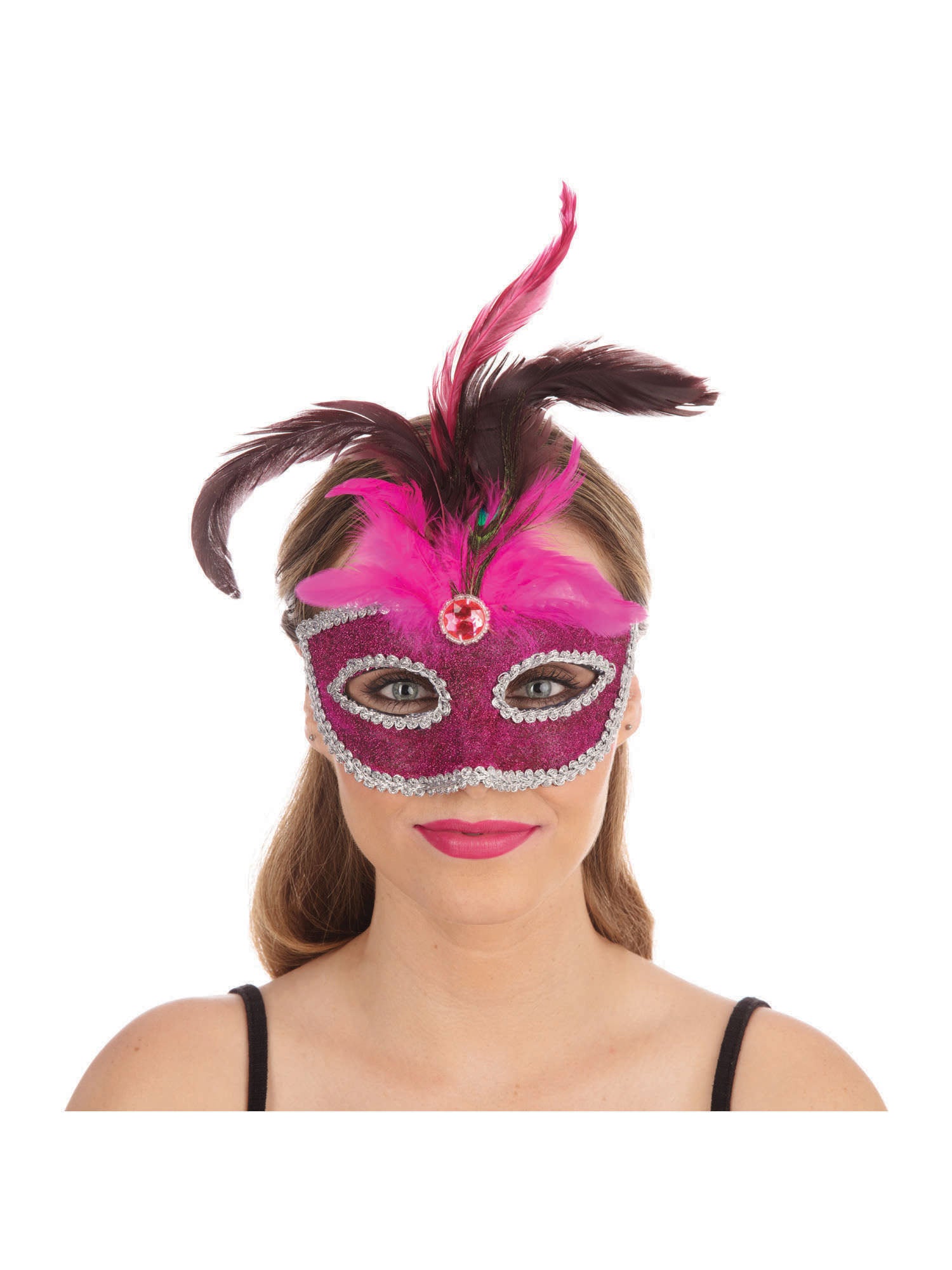 Eye Mask, Pink, Generic, Mask, One Size, Front
