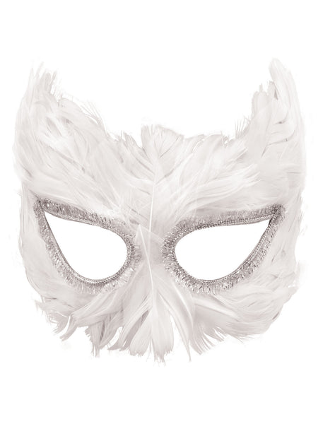 White Feather Mask