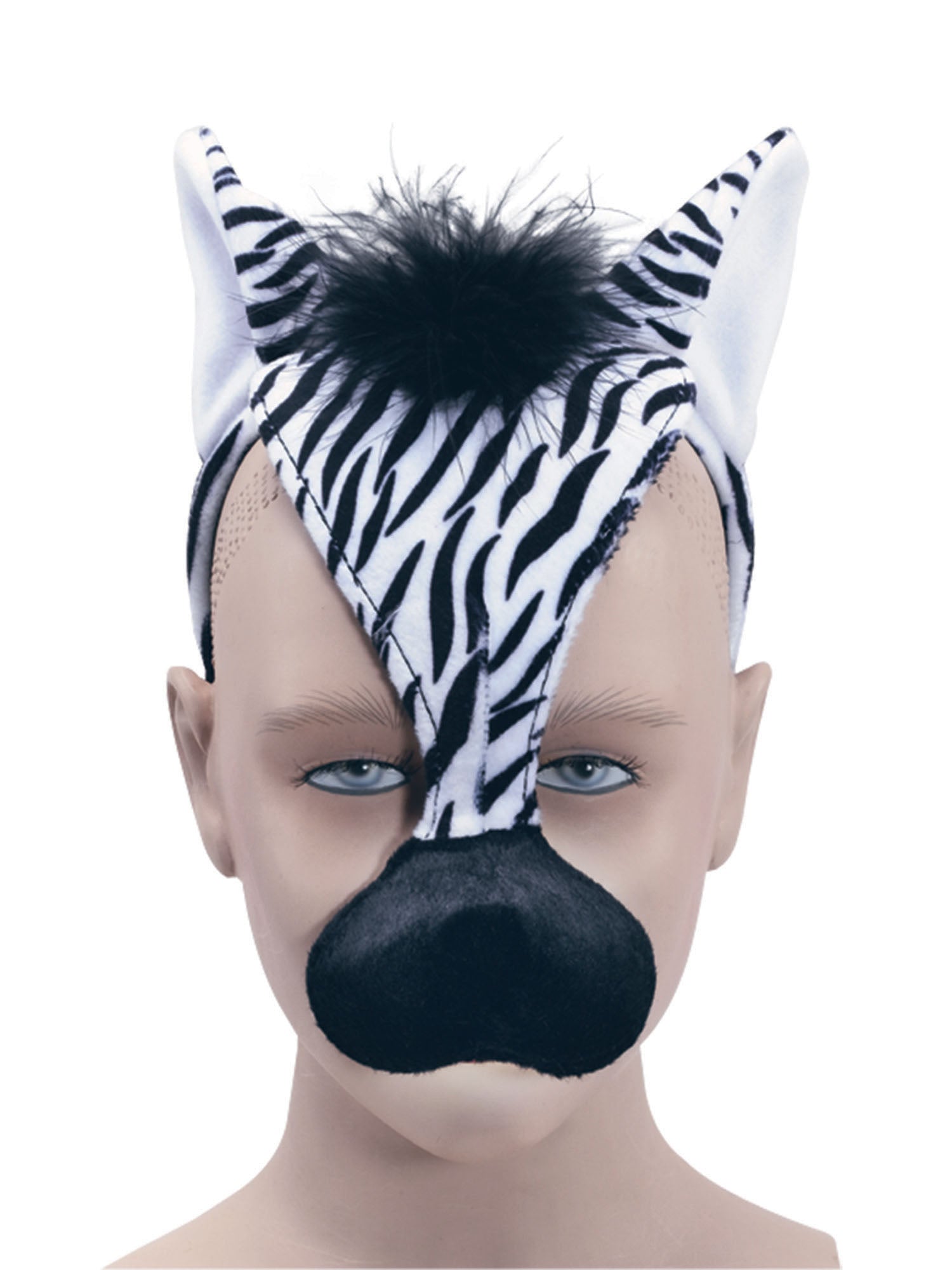 Zebra, Multi, Generic, Mask, One Size, Front