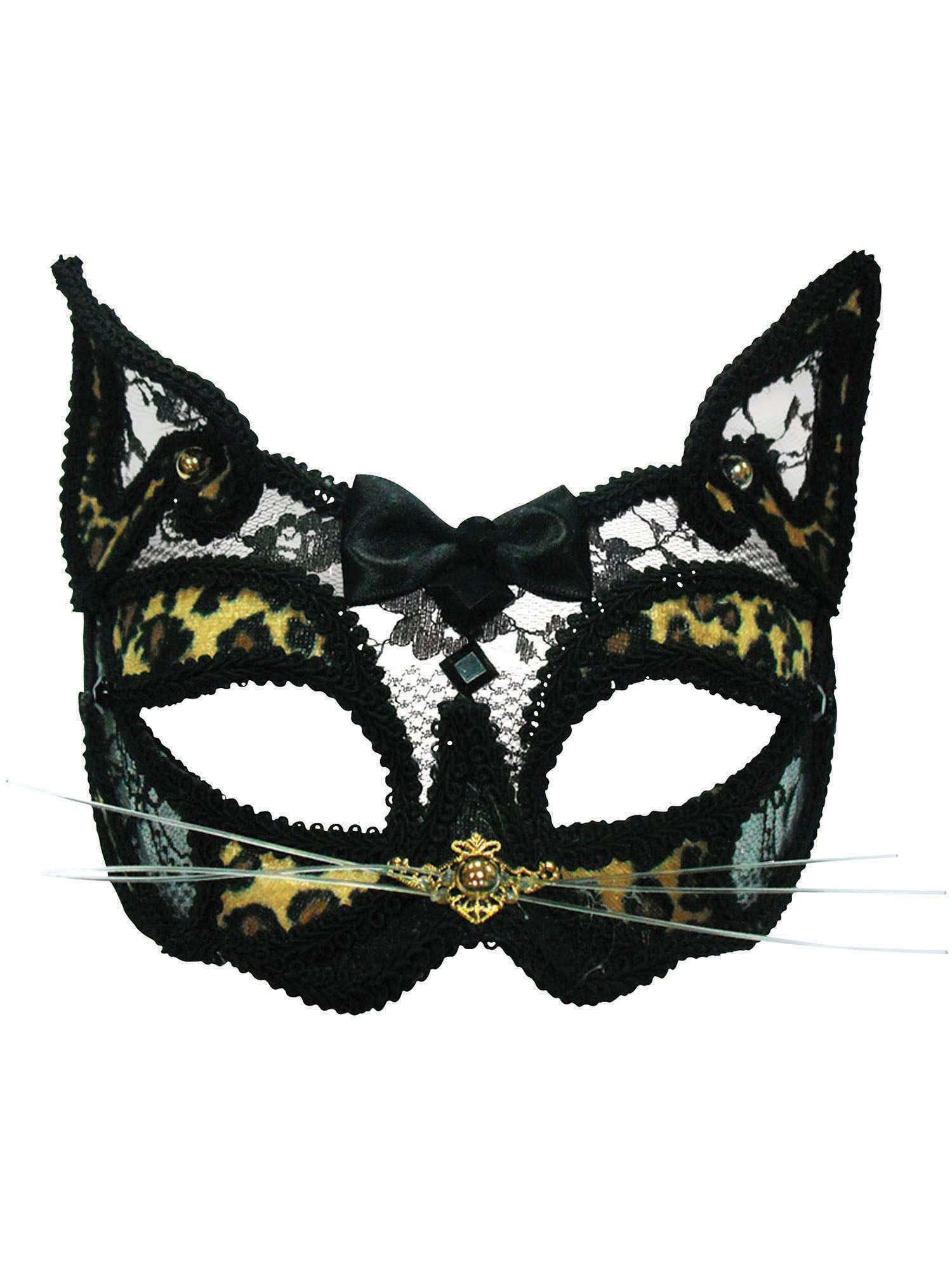 Leopard, Multi, Forum, Masks, One Size, Front