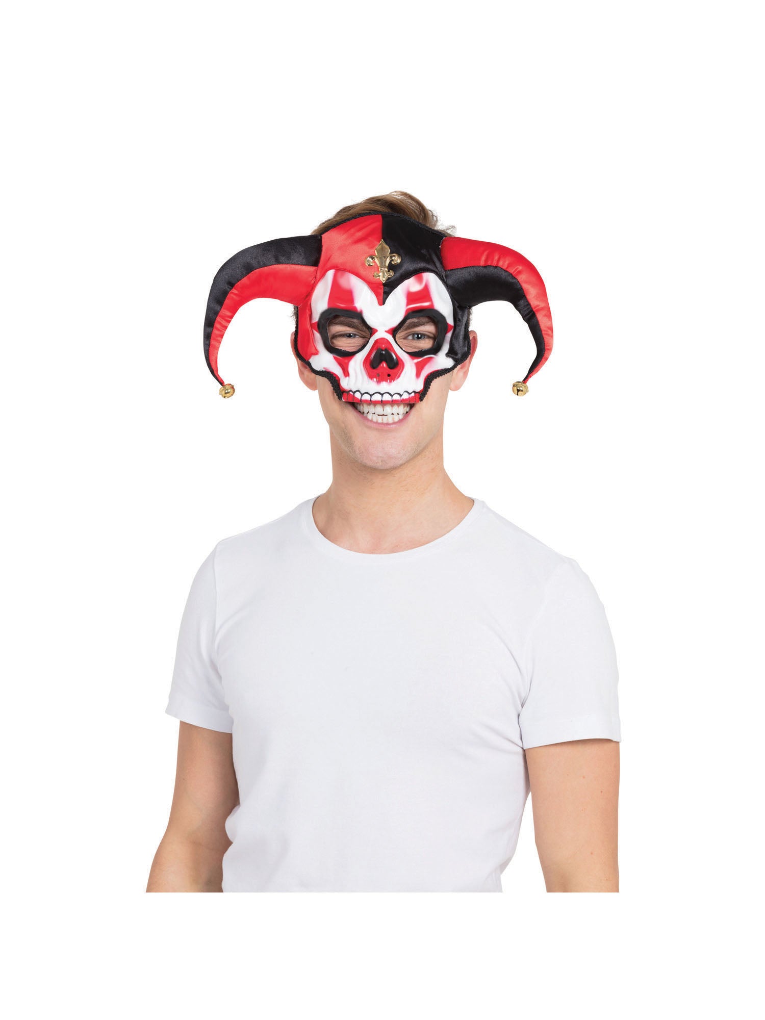 Clown, Multi, Generic, Mask, One Size, Front