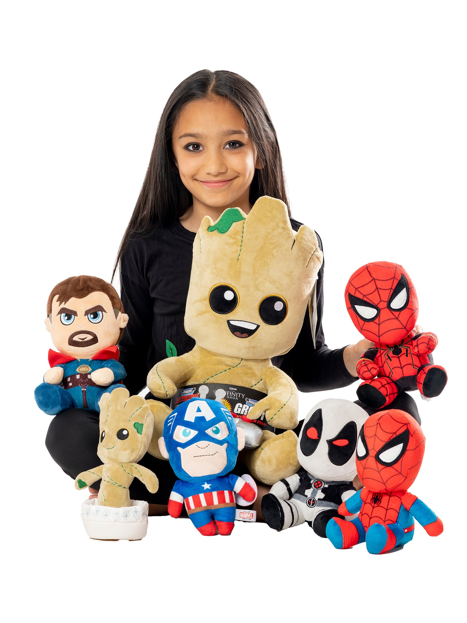 Spider-Man, Multi, Disney - Marvel, Plushy, 8''/27cm, Side