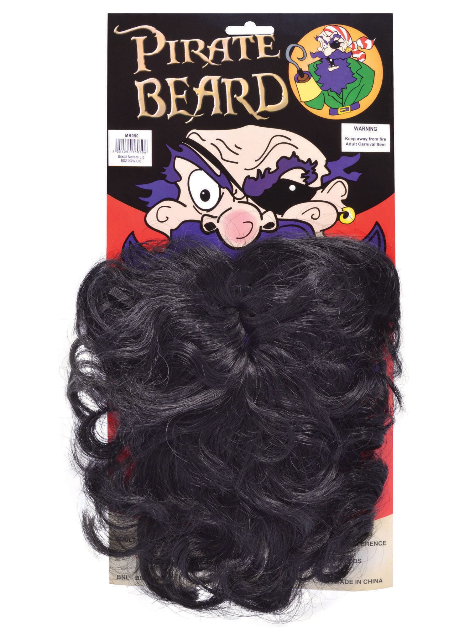 Beard, Black, Generic, Disguise Set, One Size, Front