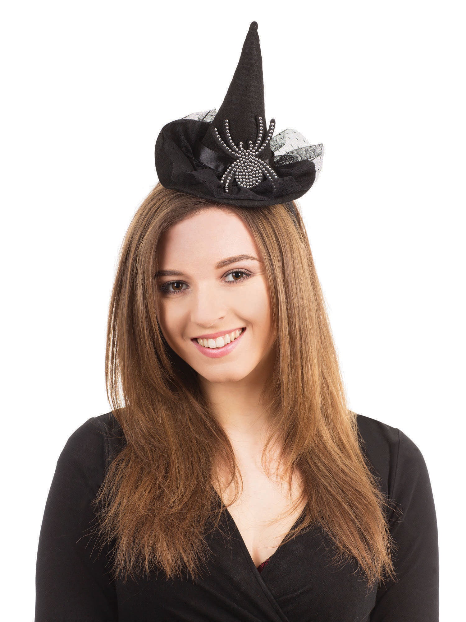 Witch Hat, Multi, Witch Hat, Disguise Set, One Size, Front