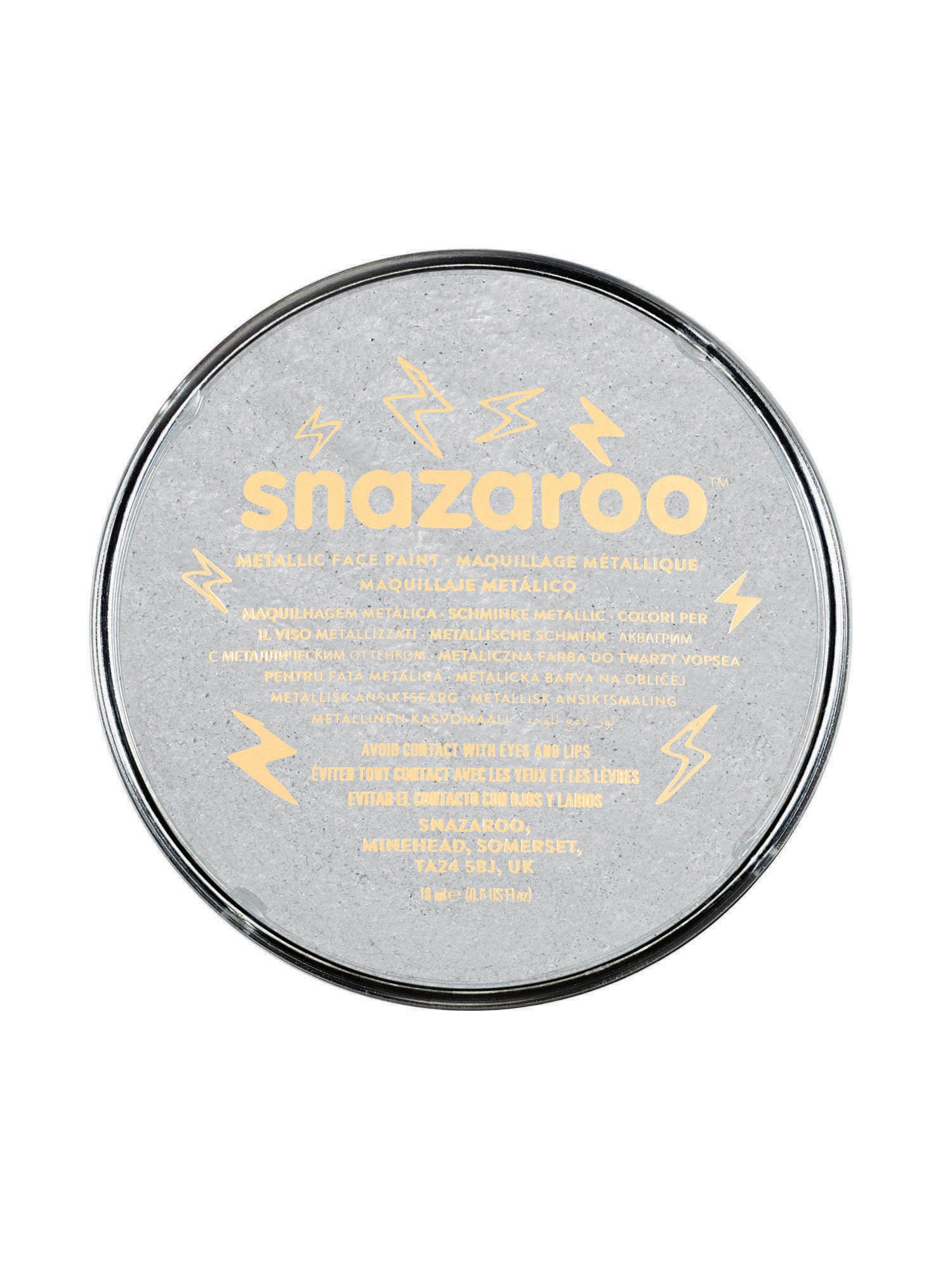 Make Up, Silver, Snazaroo, Make-Up, 18ml, Front