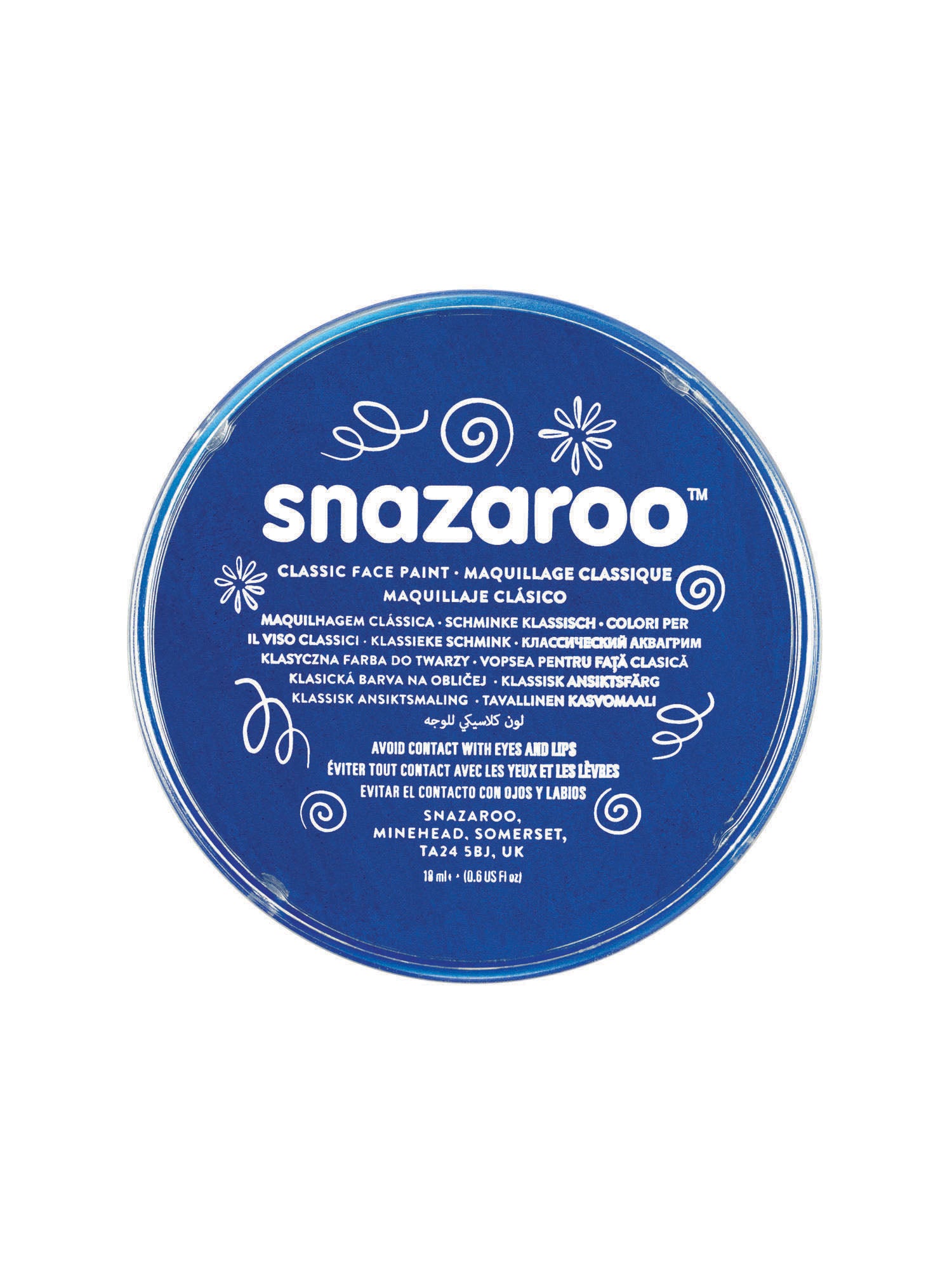 Make Up, Royal Blue, Snazaroo, Make-Up, 18ml, Front