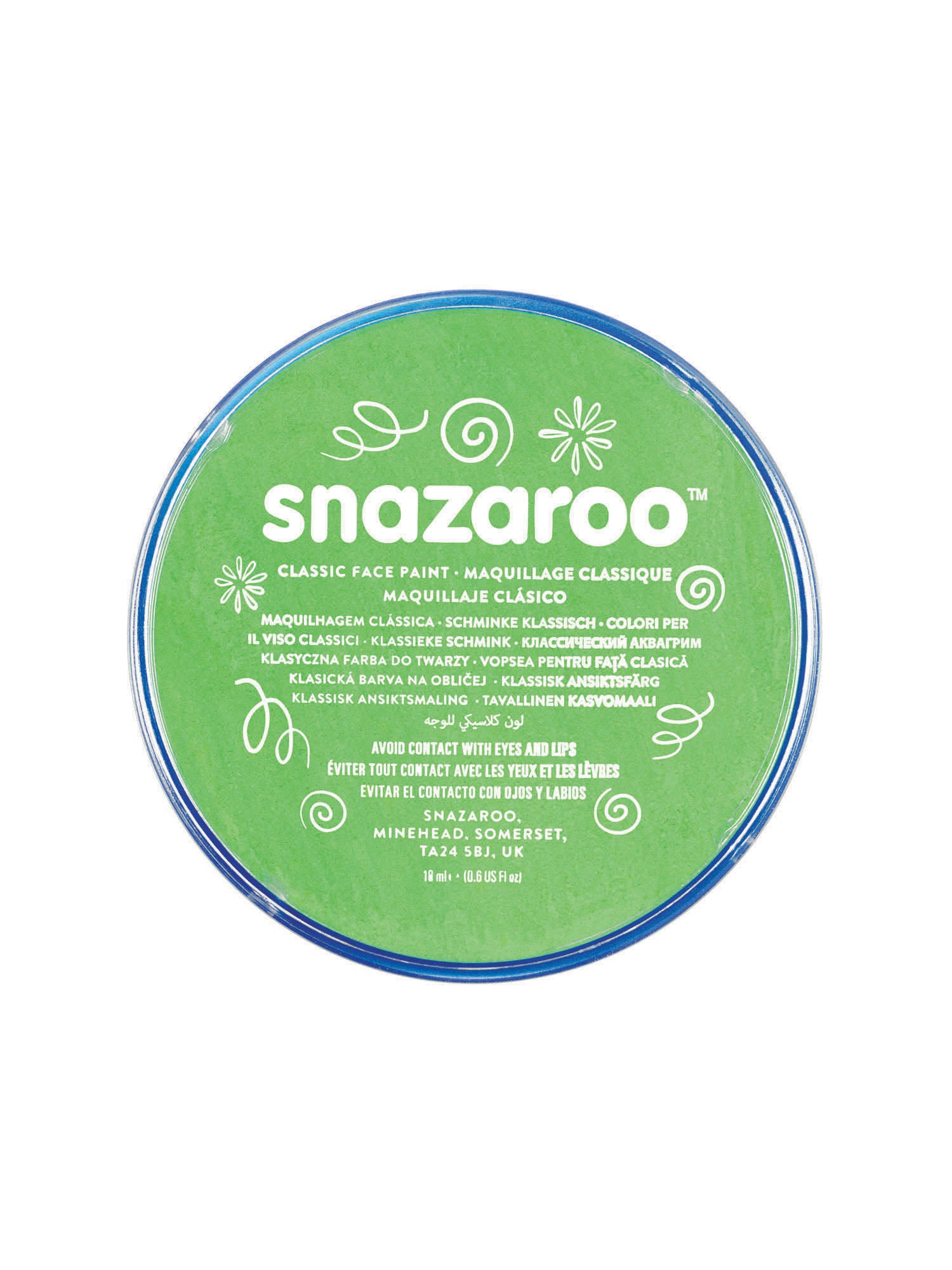 Make Up, Lime Green, Snazaroo, Make-Up, 18ml, Front