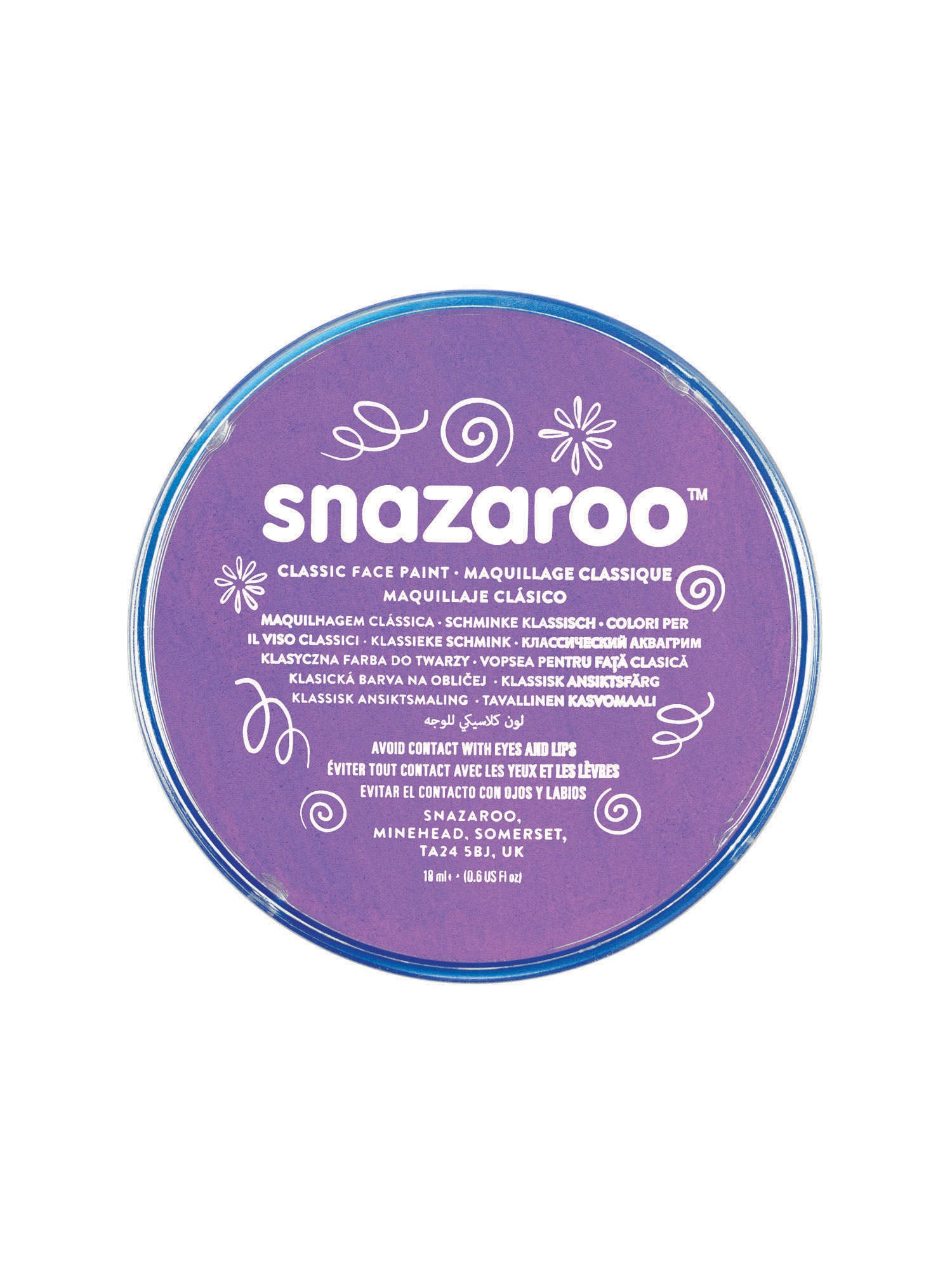 Make Up, Lilac, Snazaroo, Make-Up, 18ml, Front