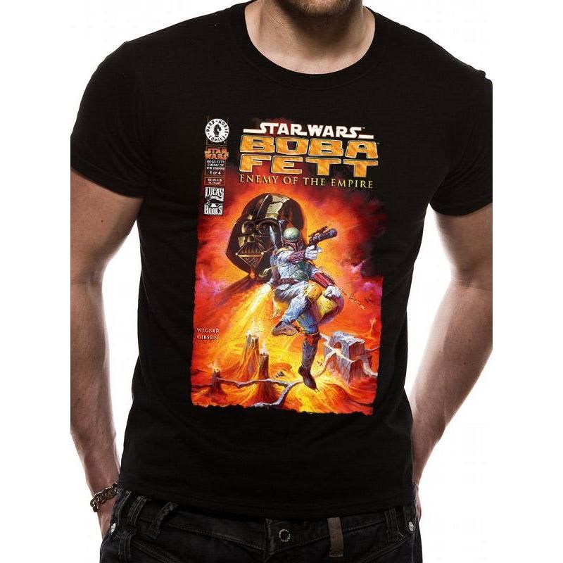 Boba Fett, Star Wars, Black, Star Wars, T-Shirt, , Front