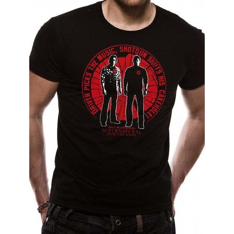 Cakehole, Supernatural, Black, Supernatural, T-Shirt, , Front