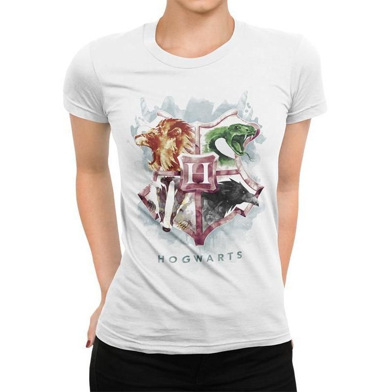 Harry Potter, Harry Potter, White, Harry Potter, T-Shirt, , Front