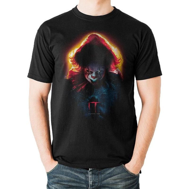 Pennywise, IT Chapter Two, IT, IT Chapter Two, Black, IT, CID T-Shirts, , Front