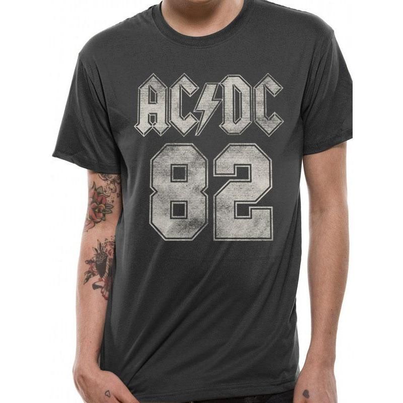 AC/DC, AC/DC, Dark Grey, AC/DC, T-Shirt, , Front