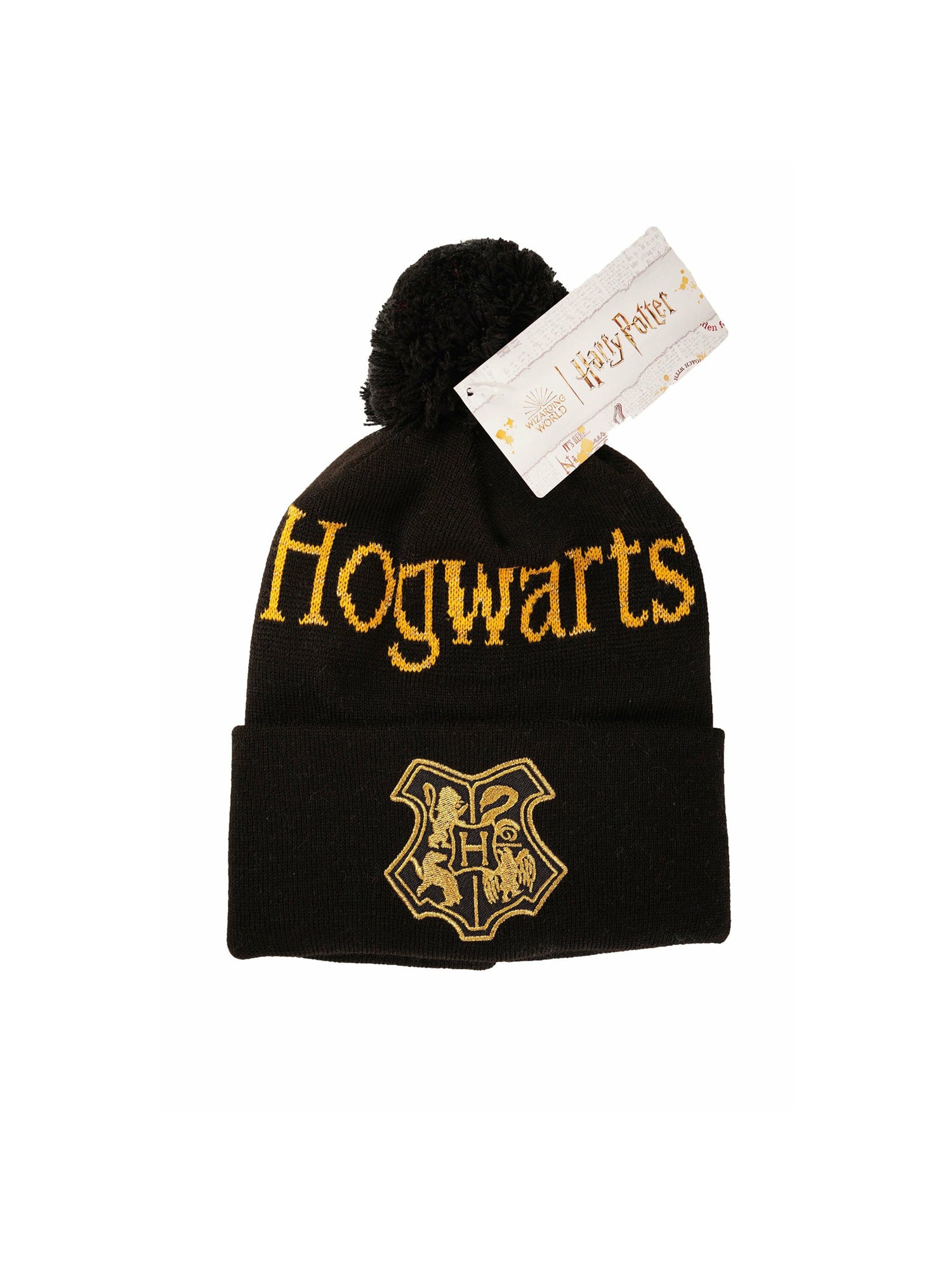 Hogwarts, Gold, Harry Potter, Beanie, , Front
