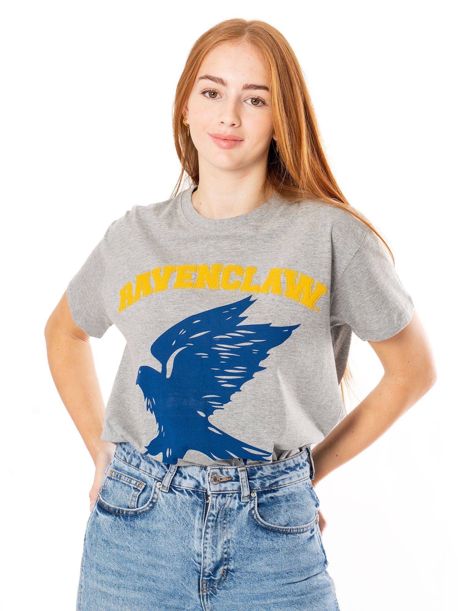 Ravenclaw, Grey, Harry Potter, T-Shirt, , Front