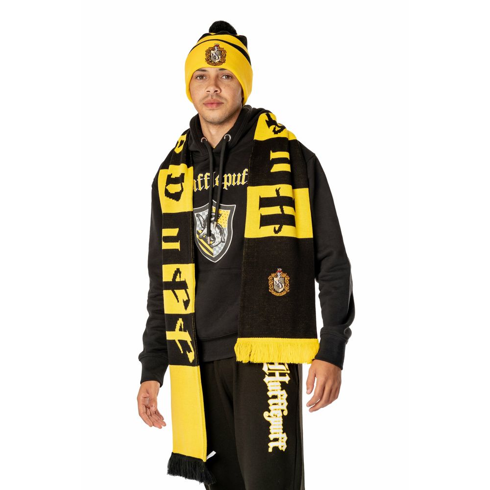 Hufflepuff, Yellow, Harry Potter, Scarf, , Front