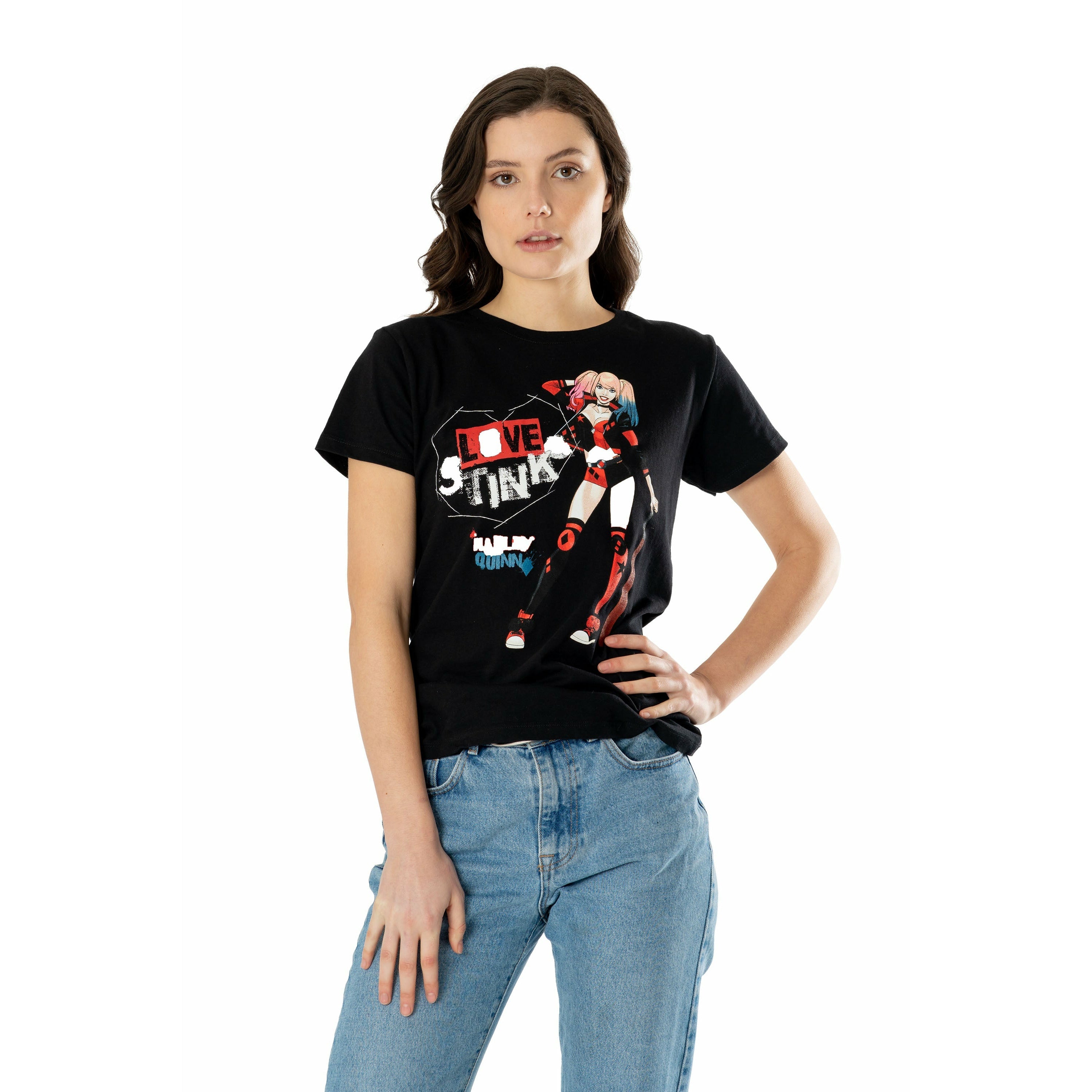 Harley Quinn, Batman, Multi, DC, T-Shirt, , Front