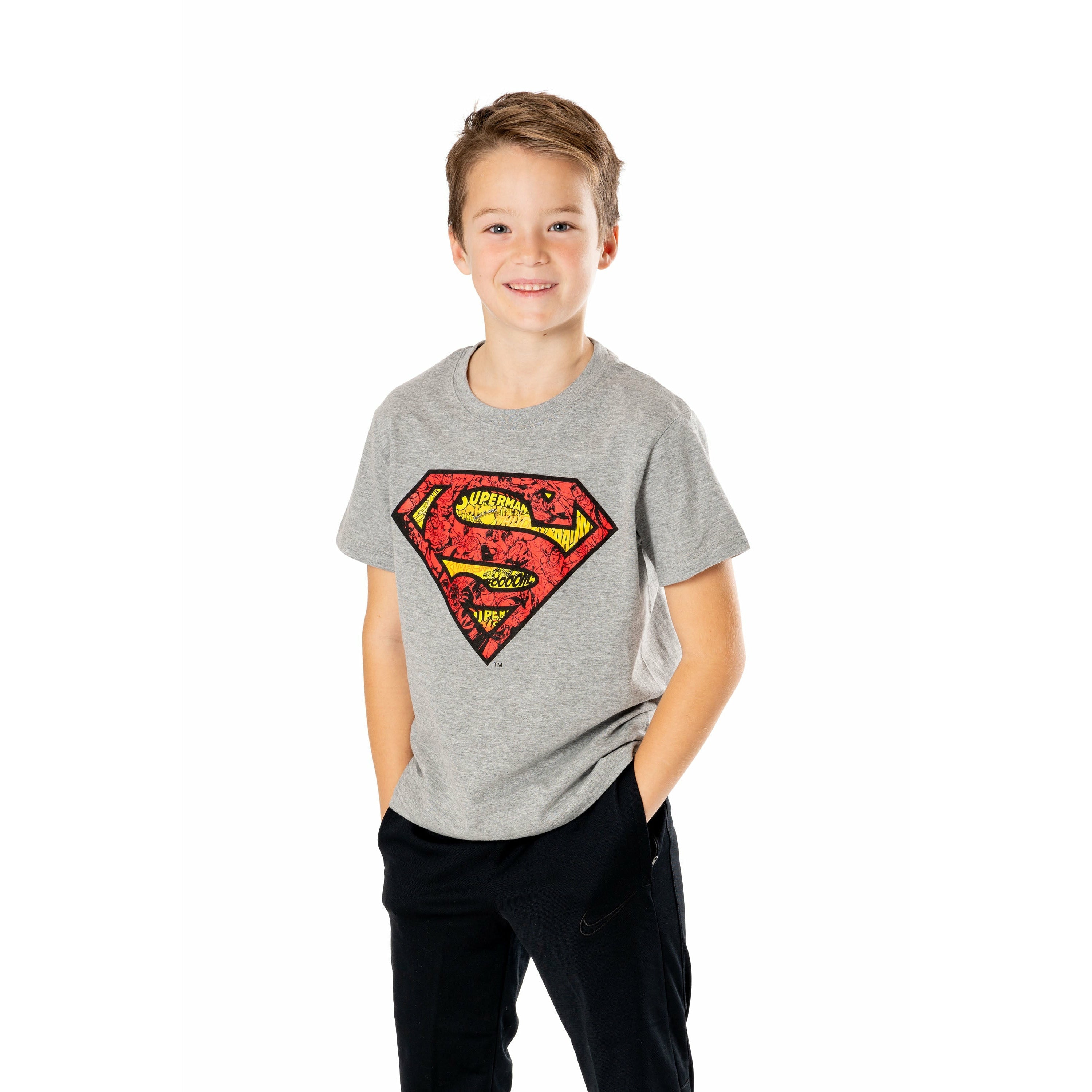 Kids Superman Comicstrip T-Shirt