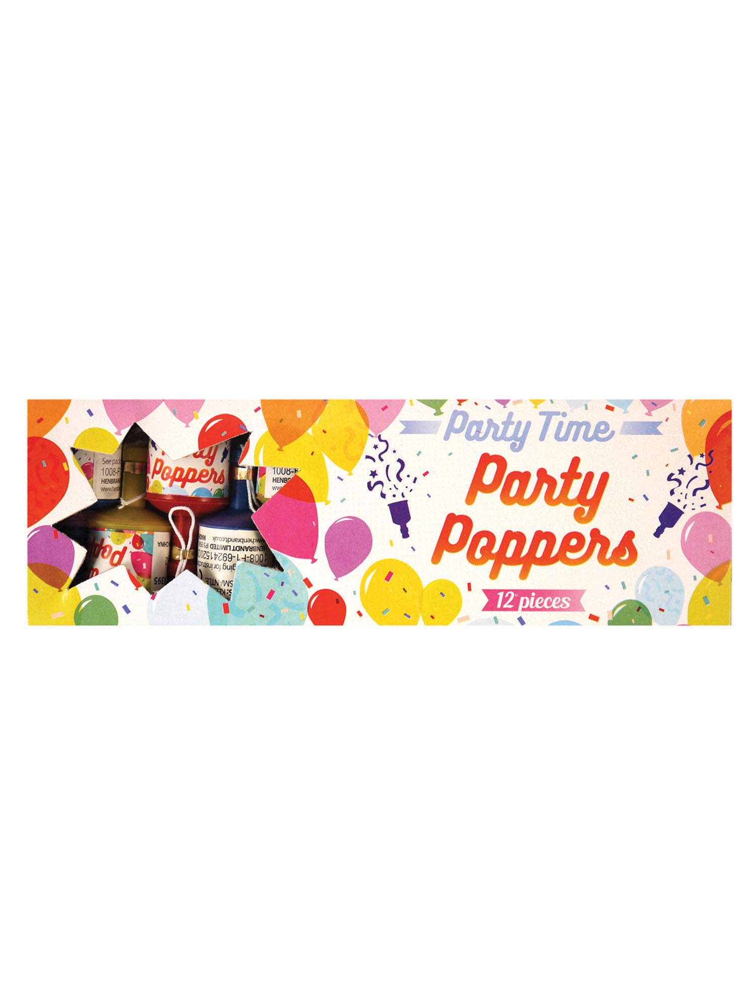 Party Popper, Multi, Generic, Party, One Size, Back