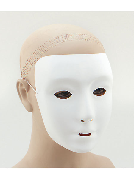 Plain White Face Mask