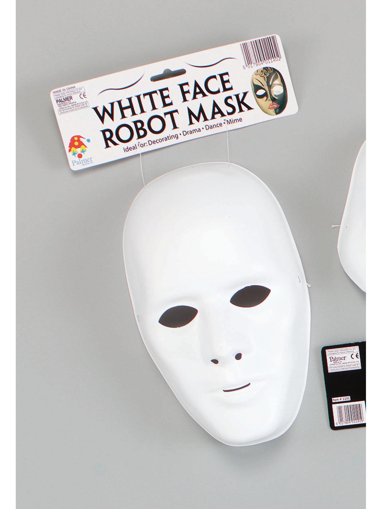 Robot, White, Generic, Mask, , Front