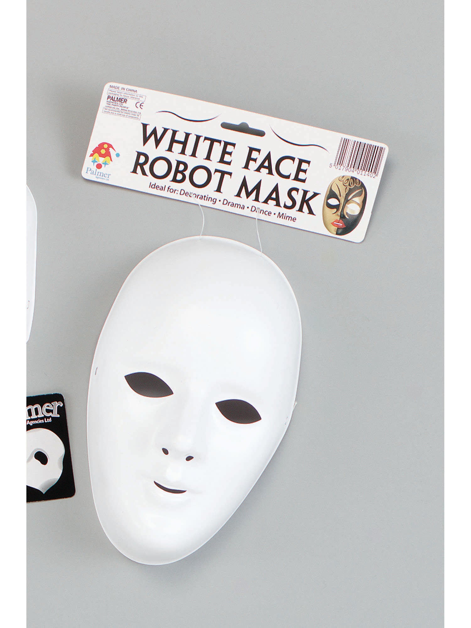 Robot, White, Generic, Mask, , Front