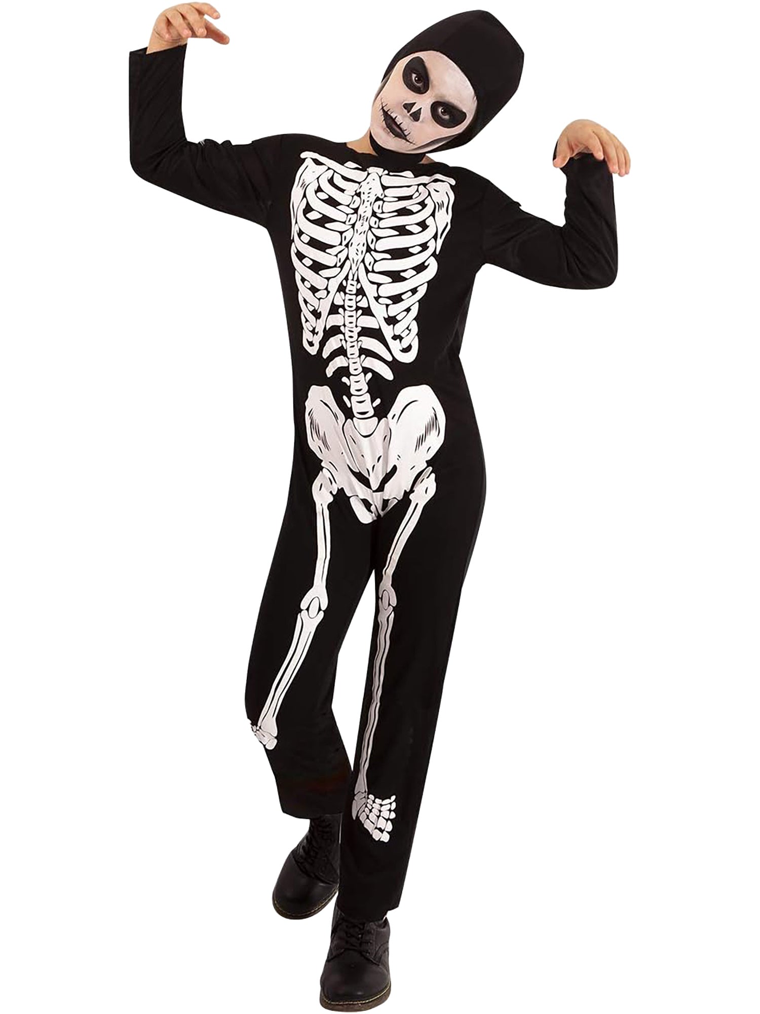 Skeleton, Generic, Muliticoloured, Kids Costumes, , Back