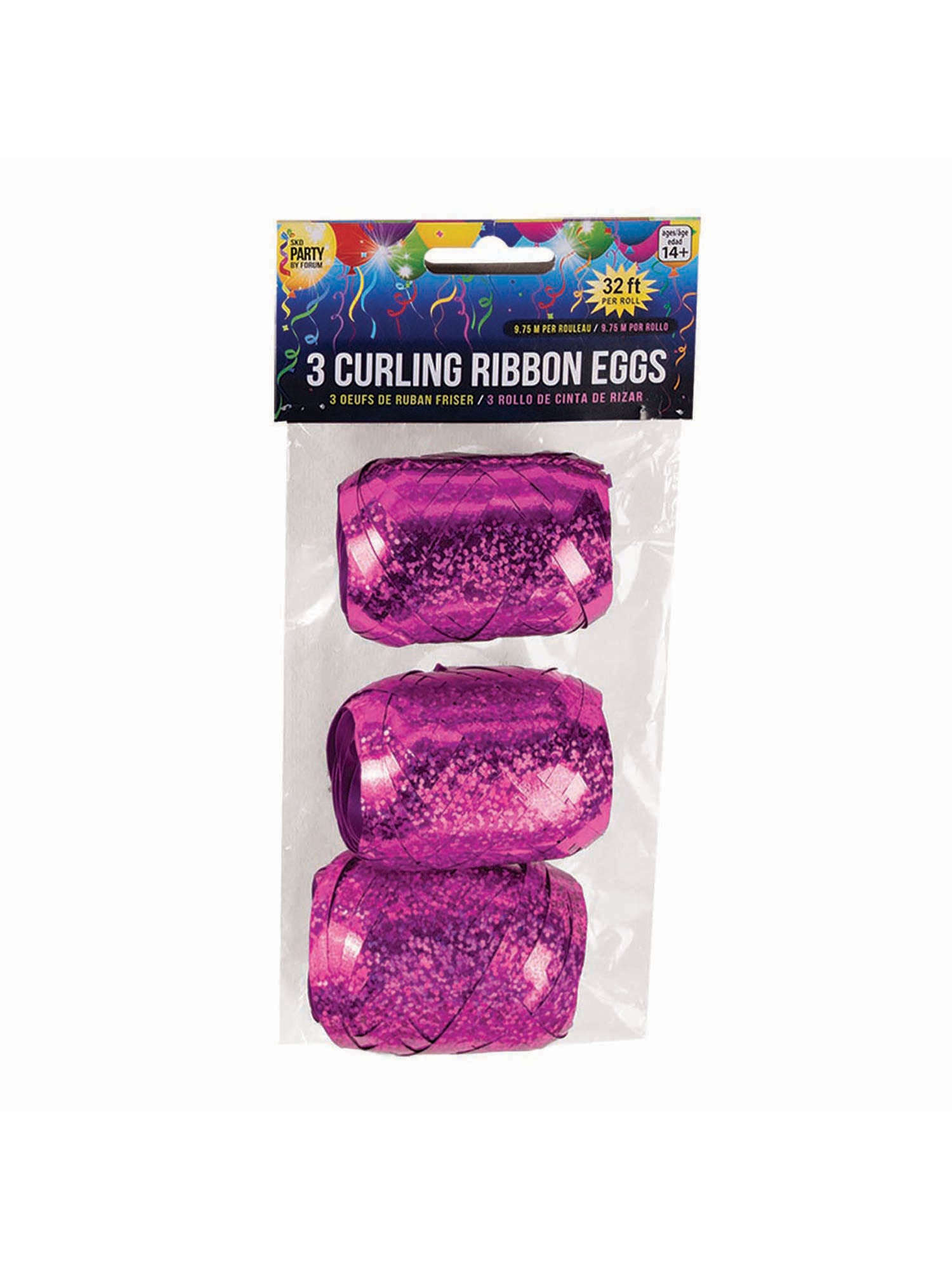 Partyware, Fushsia, Forum, Party, One Size, Front