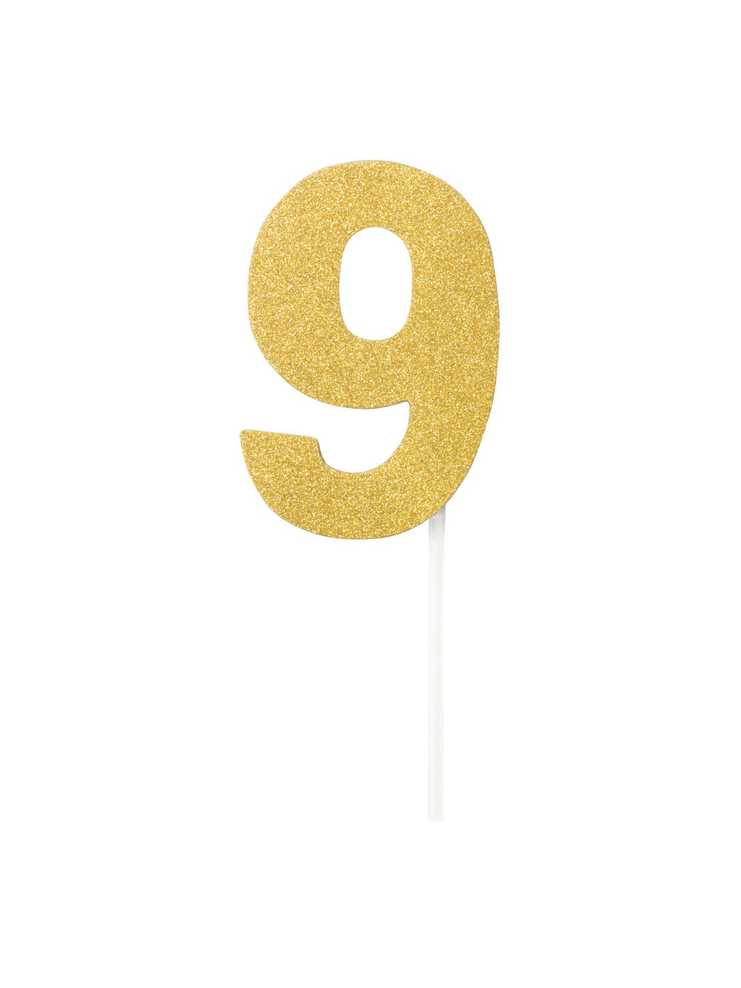 Cake Topper, Gold, Generic, Party, One Size, Front