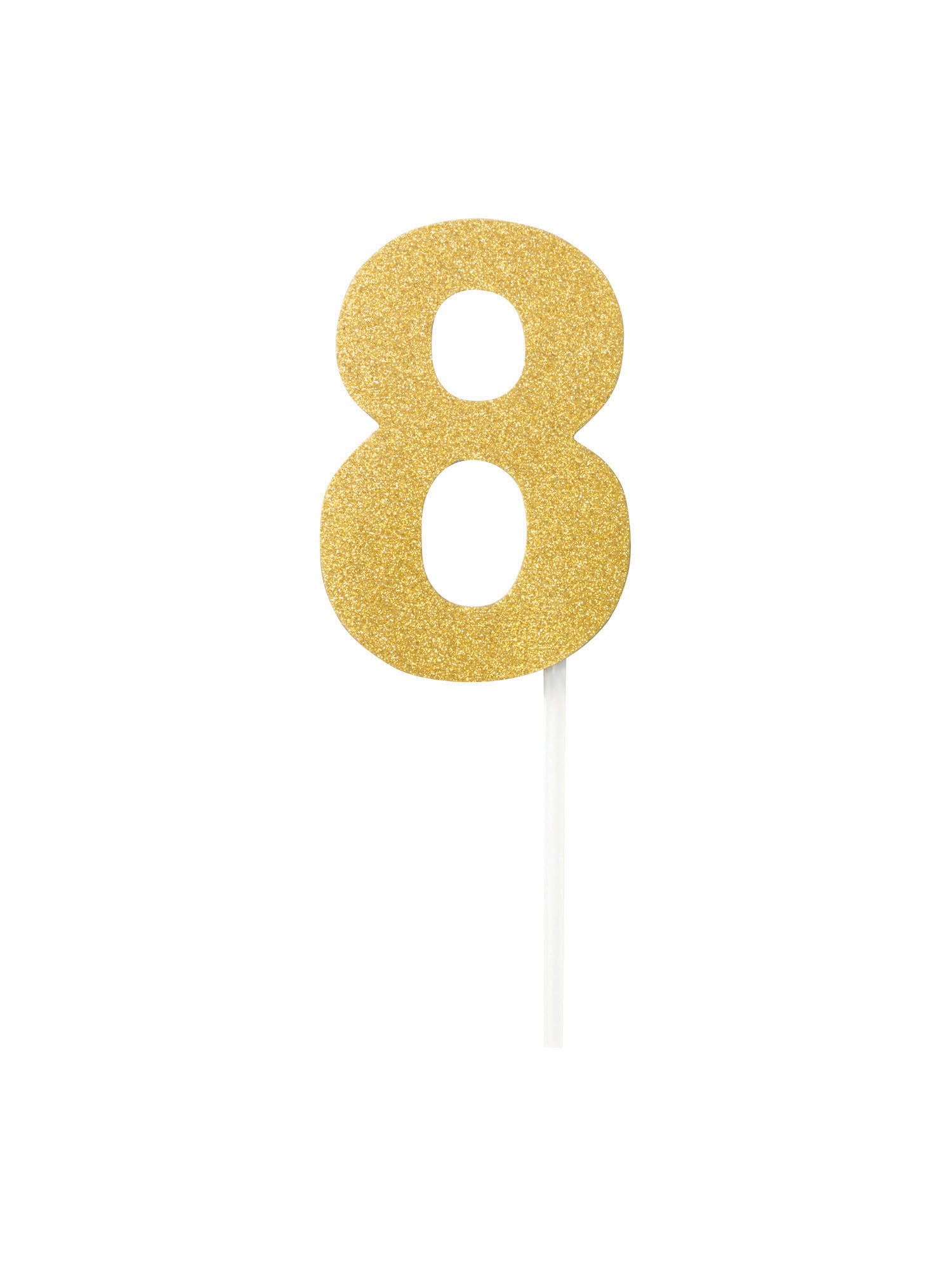 Cake Topper, Gold, Generic, Party, One Size, Front