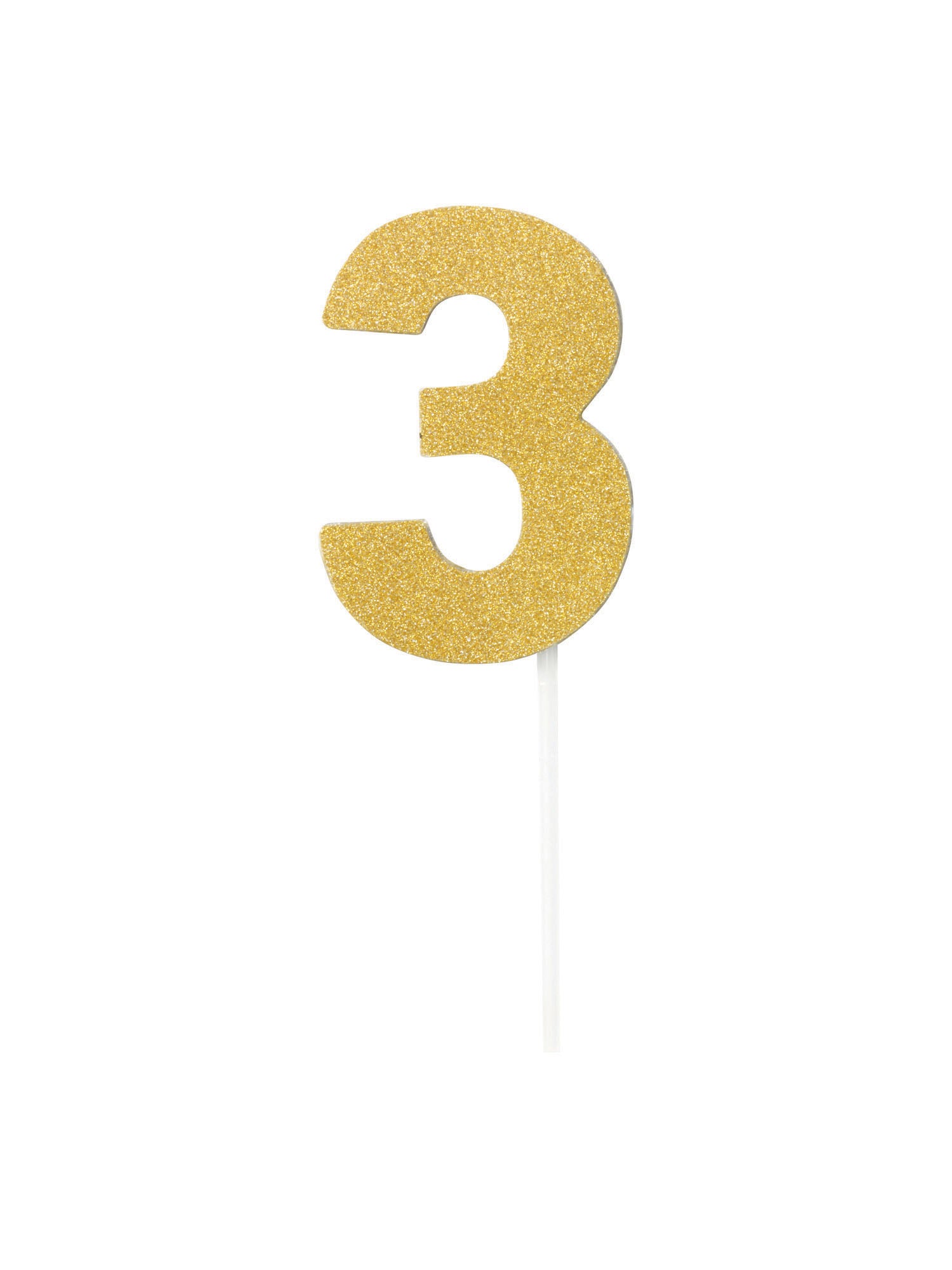 Cake Topper, Gold, Generic, Party, One Size, Front