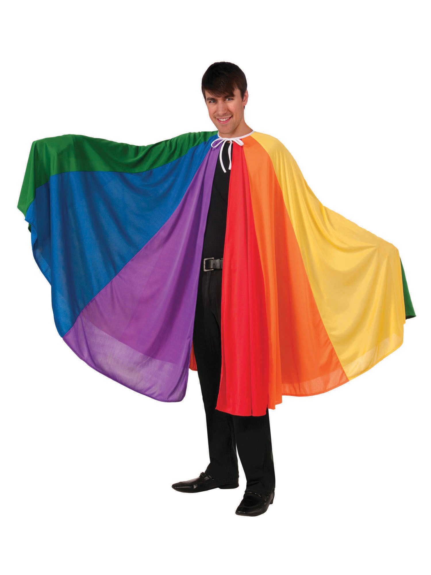 Rainbow, multi-colored, Generic, Cape, Standard, Front