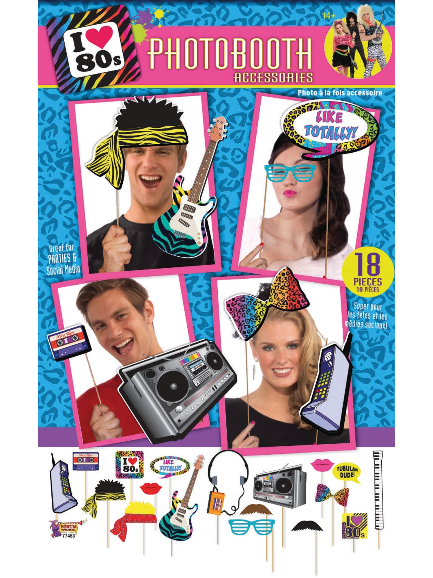 Photobooth, Multi, Generic, Party, One Size, Front