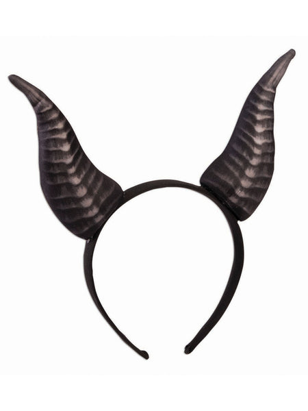 Black Headband Demon Horns Costume Accessory