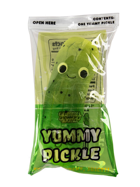 Yummy World Crunchy Pickle in Bag Medium Plush