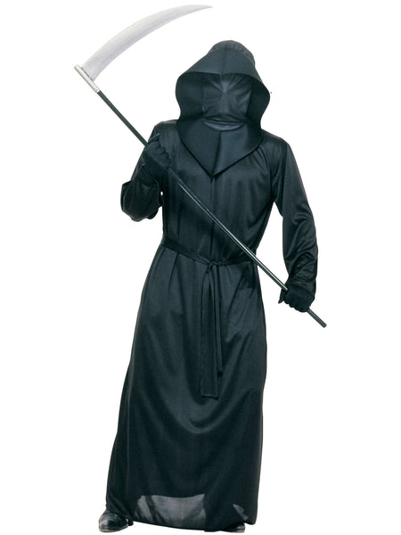 Adult Mesh Face Robe Reaper Costume