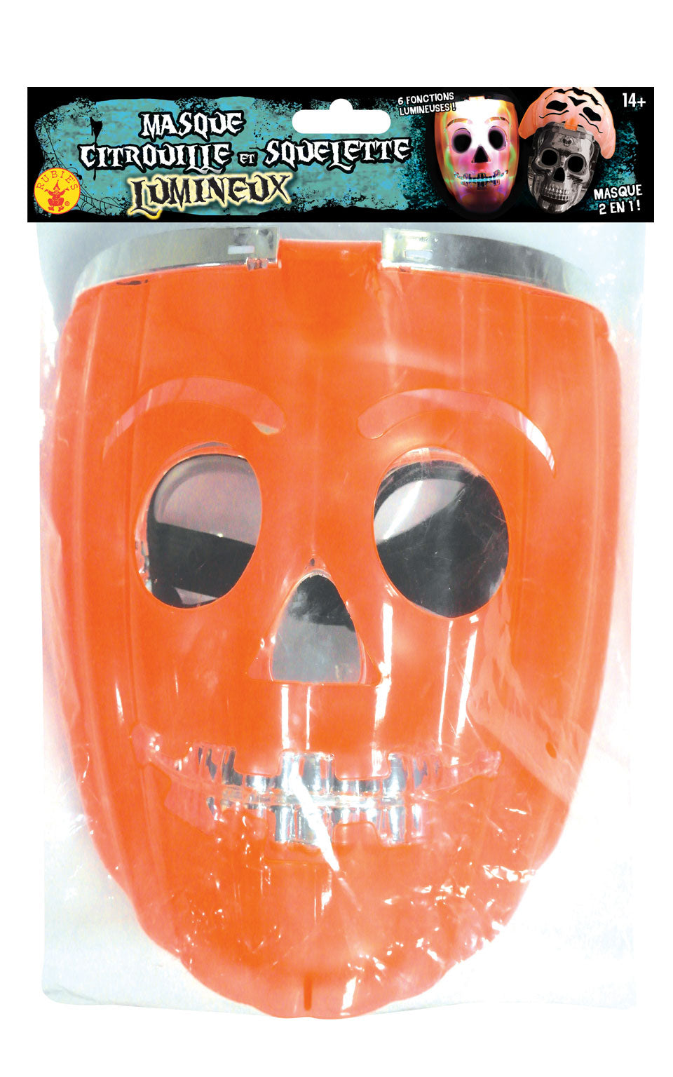 Pumpkin, Multi, Generic, Mask, One Size, Side