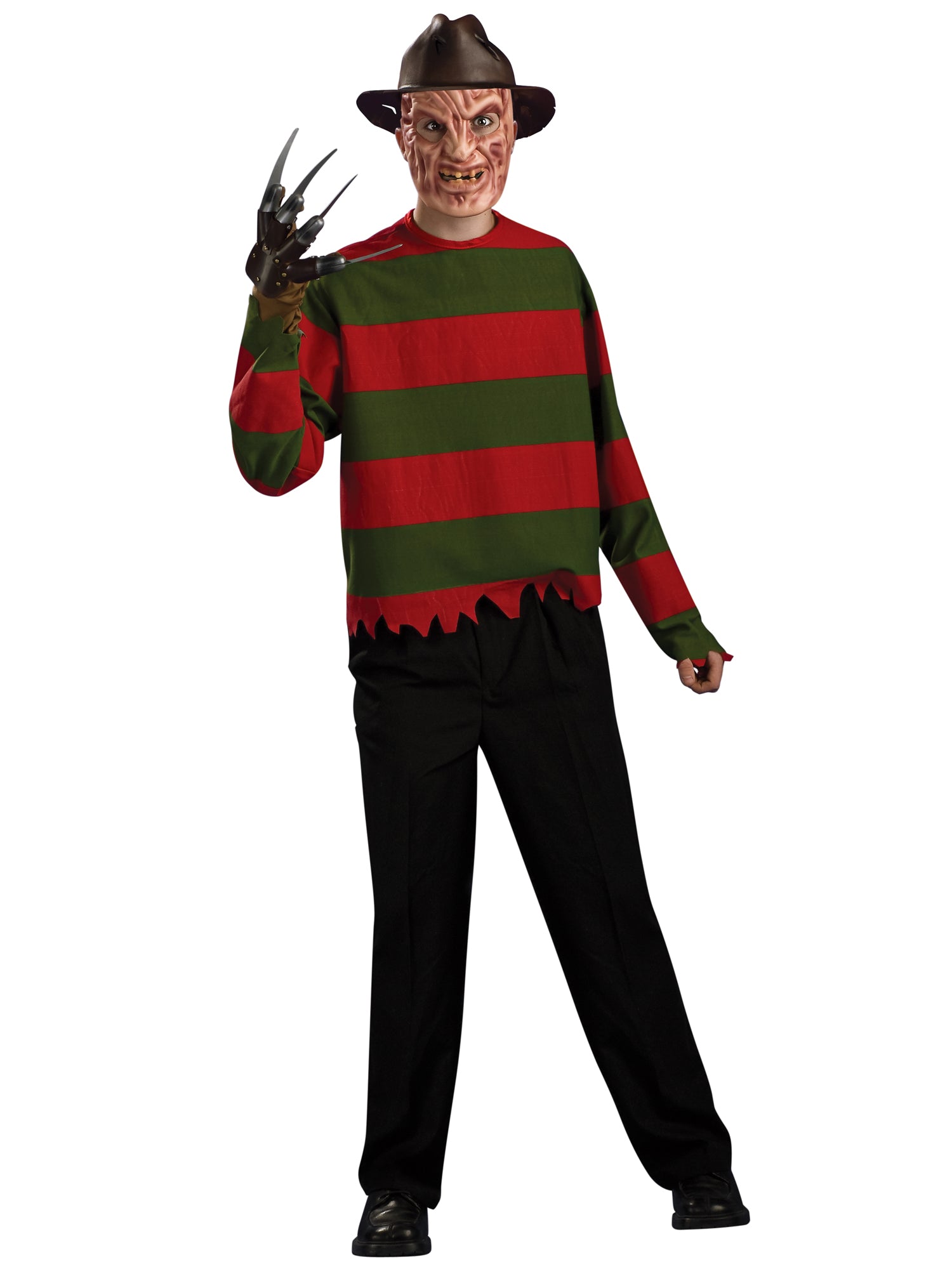 Freddy Kreuger, Multi, Nightmare On Elm Street, Adult Costume, Standard, Front