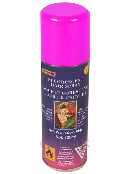 Pink Fluorescent Hairspray Costume Accessory