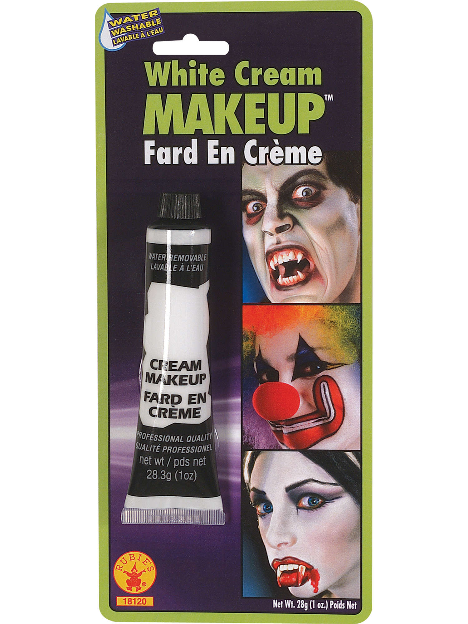 Make-Up, White, Generic, Make-Up, One Size, Front