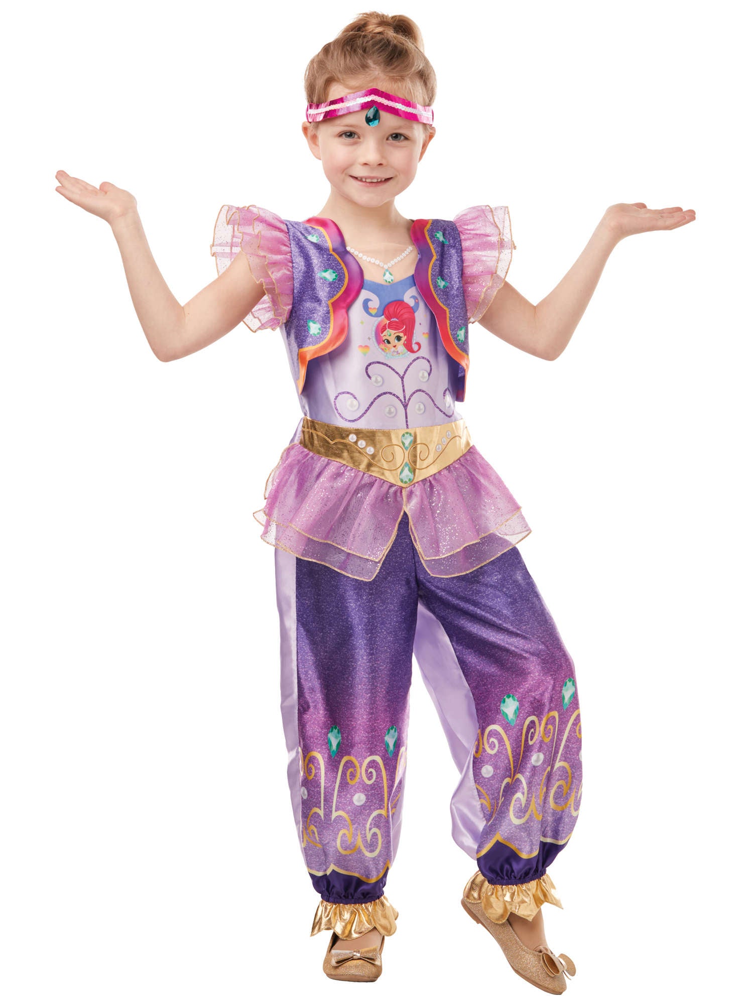 Shimmer, Multi, Shimmer & Shine, Childrens Costume, , Front