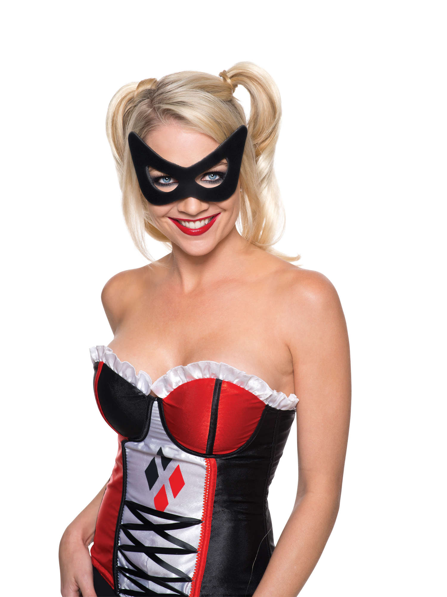 Harley Quinn, Batman, Multi, DC, Mask, One Size, Front