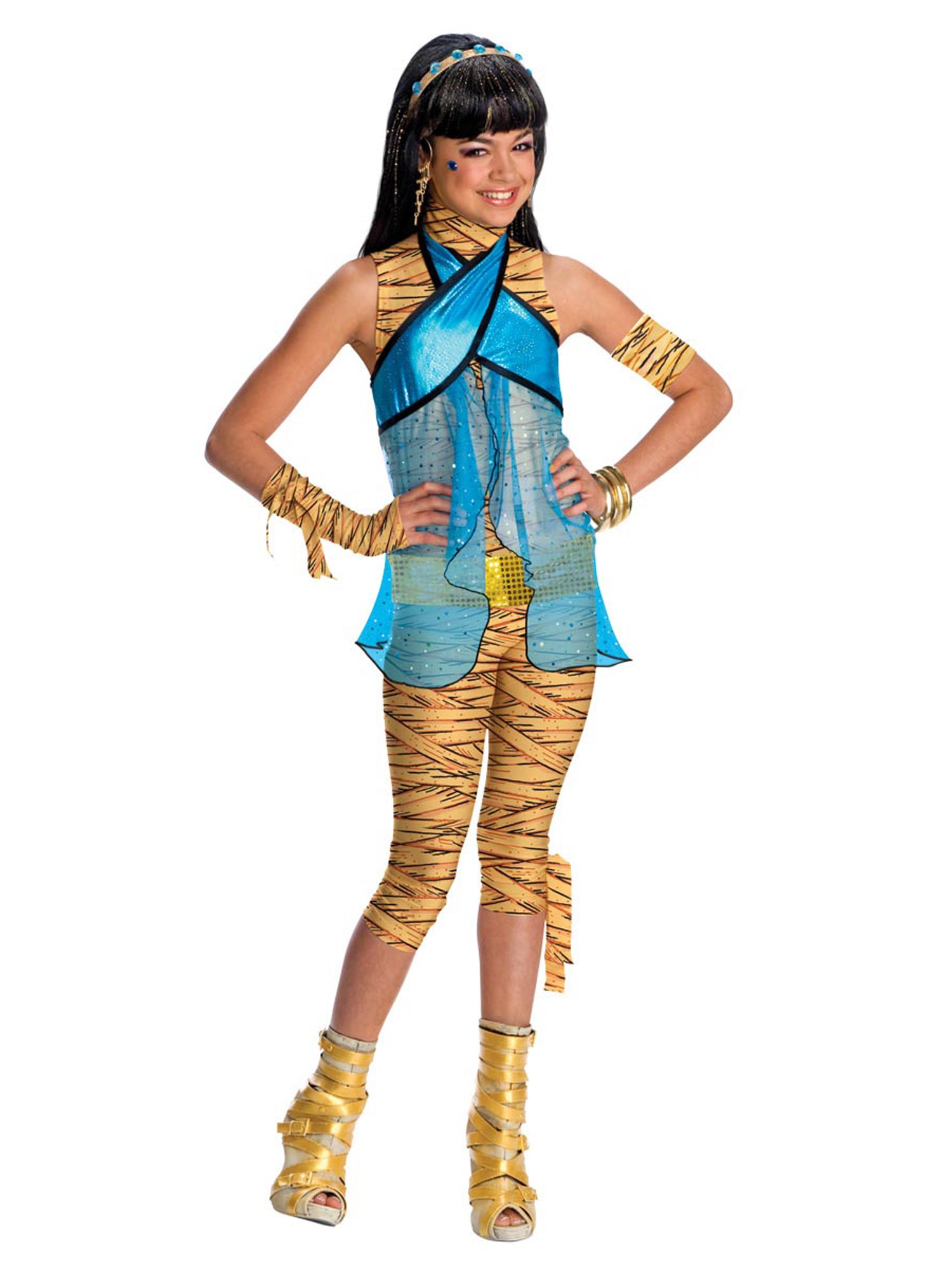 Cleo De Nile, Multi, Monster High, Wig, , Front